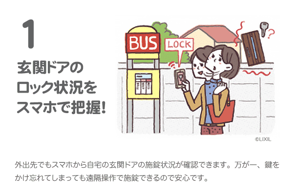 IoT玄関ドア錠確認