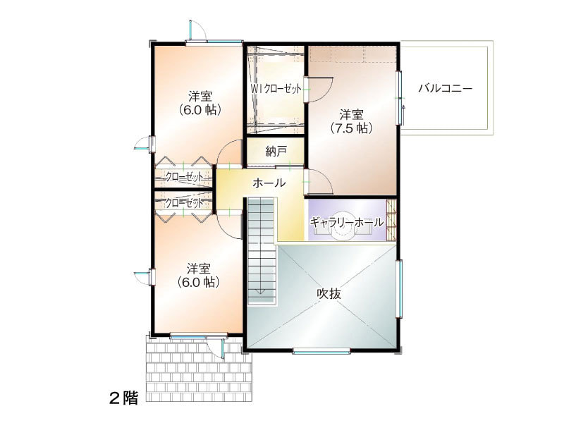 間取り図:2階